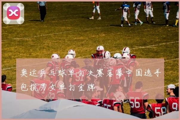 奥运乒乓球单打决赛落幕中国选手包揽男女单打金牌